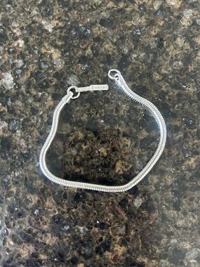 Vintage Silver Snake Chain Bracelet
